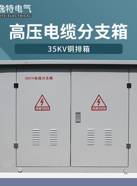 逸特35KV高压电缆分支箱DFW-40.5/630A 一进一出二出分接箱铜牌箱