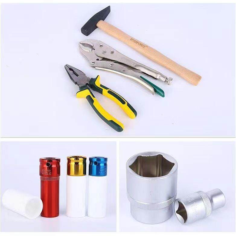 144件汽修套筒修随车工具箱 装机械修理套筒扳手棘轮快速扳手套装