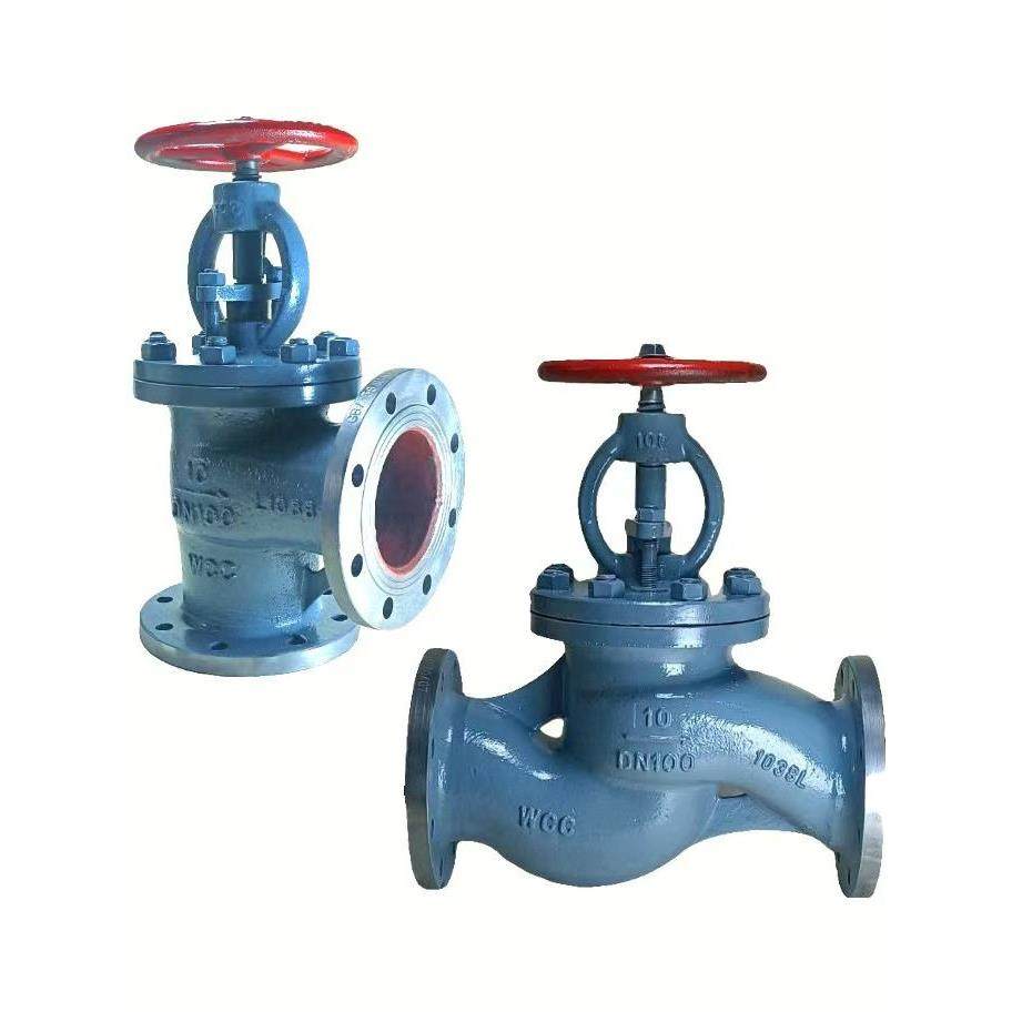 船用法兰铸钢截止阀/截止止回阀GB/T584/GB/T585/A型直通/B型直角