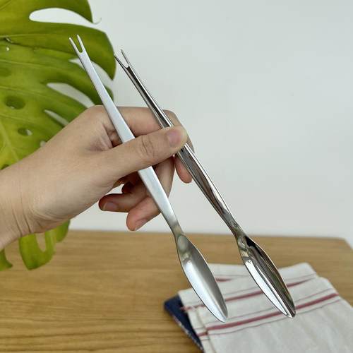 原版吃蟹超好用出口18-10蟹八件蟹勺蟹针吃蟹神器龙虾大闸蟹刮肉