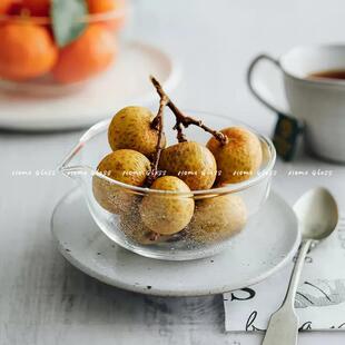 耐热玻璃引流碗带嘴小碗抹茶碗大码碗烘焙酱料碗可微波甜品碗大号