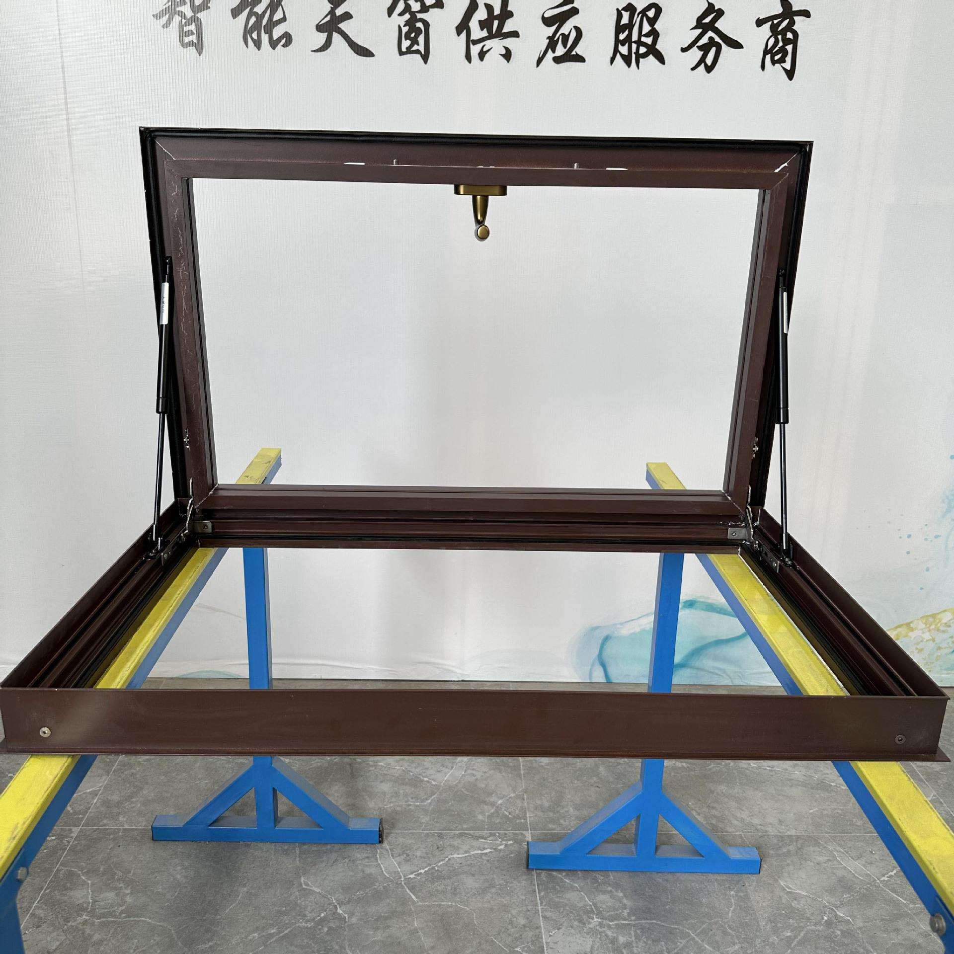 地下室窗户采光通风手动天窗天窗手动90度开启阁楼屋顶铝合金天窗