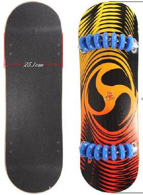 库存促销Landski双翘长板14轮极限运动花样街板滑板及配件CE认证