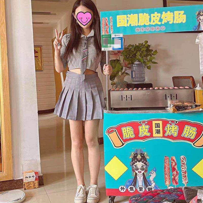 黄金脆皮烤肠机路边夜市淀粉香肠盘摆摊淀粉肠机器