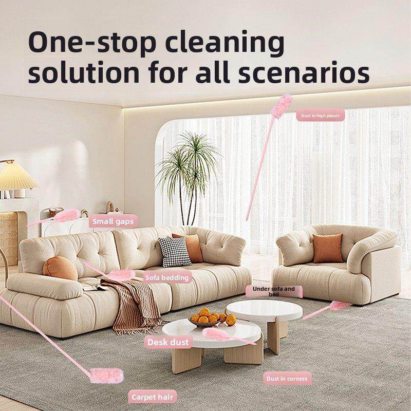 冰秀魔泡除尘器静电真空可折叠便携式除尘器间隙清洁加长鸡毛除尘,家庭/个人清洁工具,除尘掸,淘宝优惠券,粉丝福利购,淘宝优惠卷