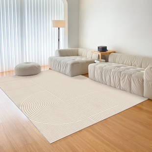 地毯客厅20e23新款 轻奢高级沙发茶几毯奶油风双层可拆洗机洗水洗