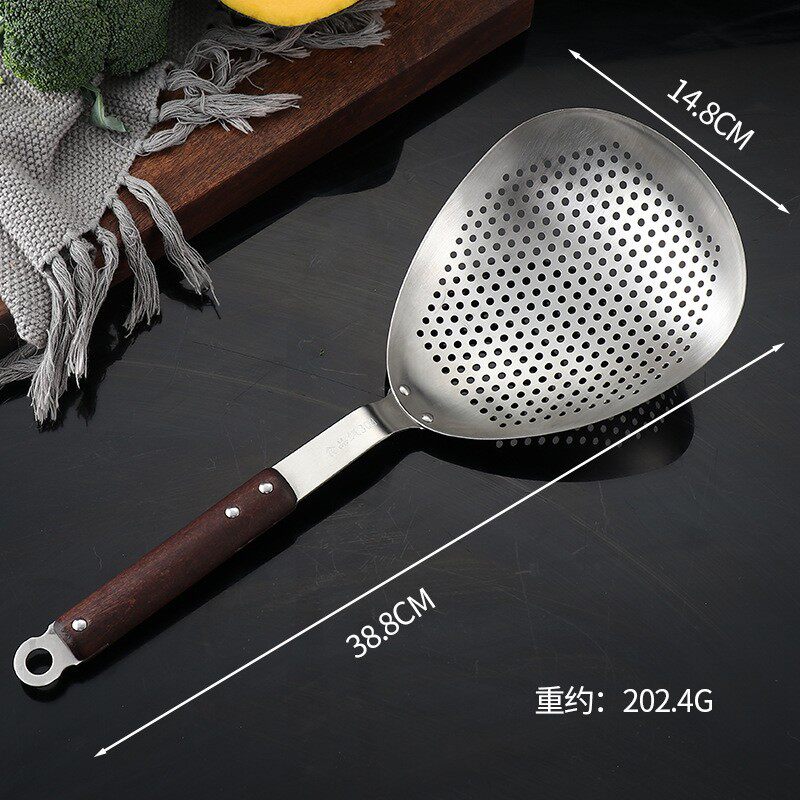 304不锈钢麻辣烫漏勺饺捞汤粉煮面网捞 漏勺商用火锅捞勺大号家用