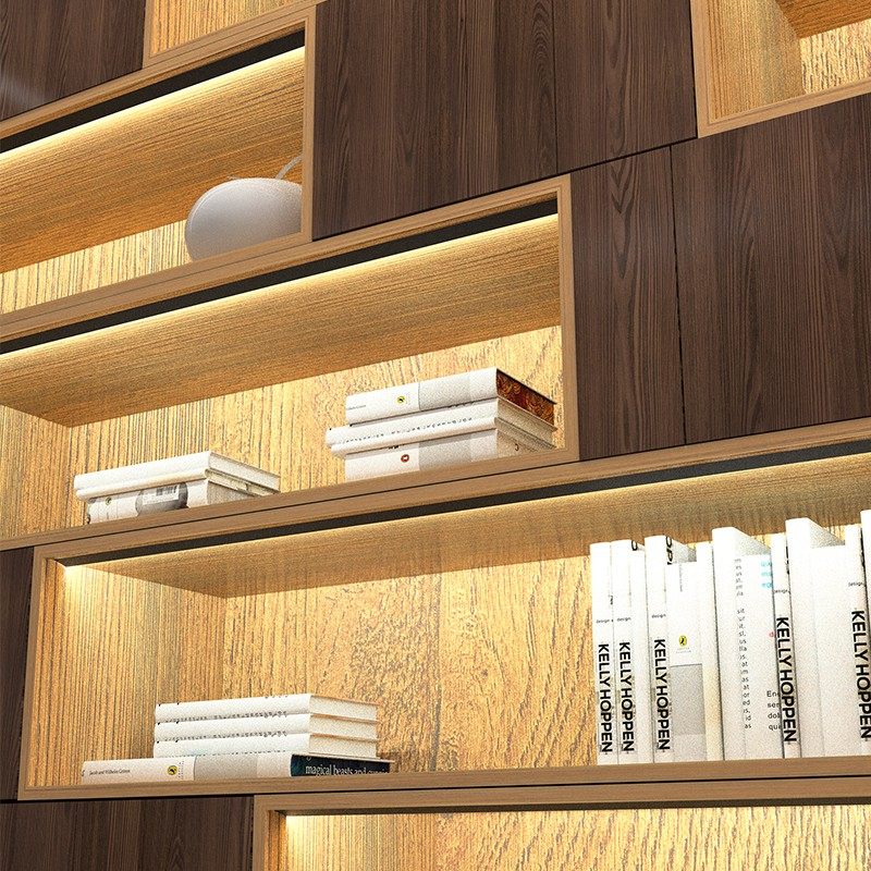 明装感应LED层板灯免开槽橱柜衣柜灯条斜发光隔板灯展柜酒柜灯带,家装灯饰光源,橱柜灯,淘宝优惠券,粉丝福利购,淘宝优惠卷