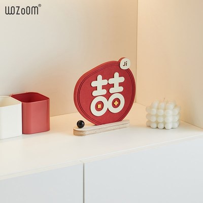 WOZOOM屋准客厅电视柜装饰品玄关桌面乔迁之喜新居礼品新年摆件