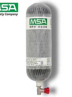 MSA梅思安呼吸器备瓶10121837含压力表BTIC6.8L碳纤维气瓶30m防护