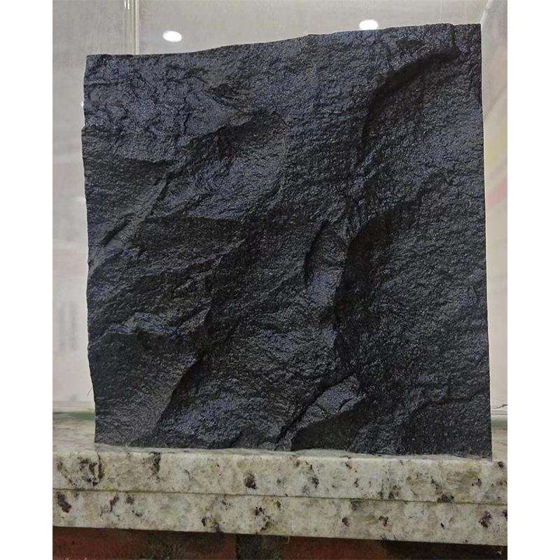 福顶黑金砂花岗石窗台石芝麻黑石材家装别墅天然石地板楼梯踏步石