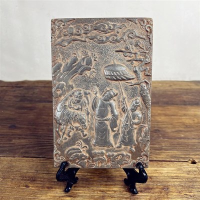 加厚款王家大院指日高升非遗金石传拓砖雕摆件文创研学拓片刻板