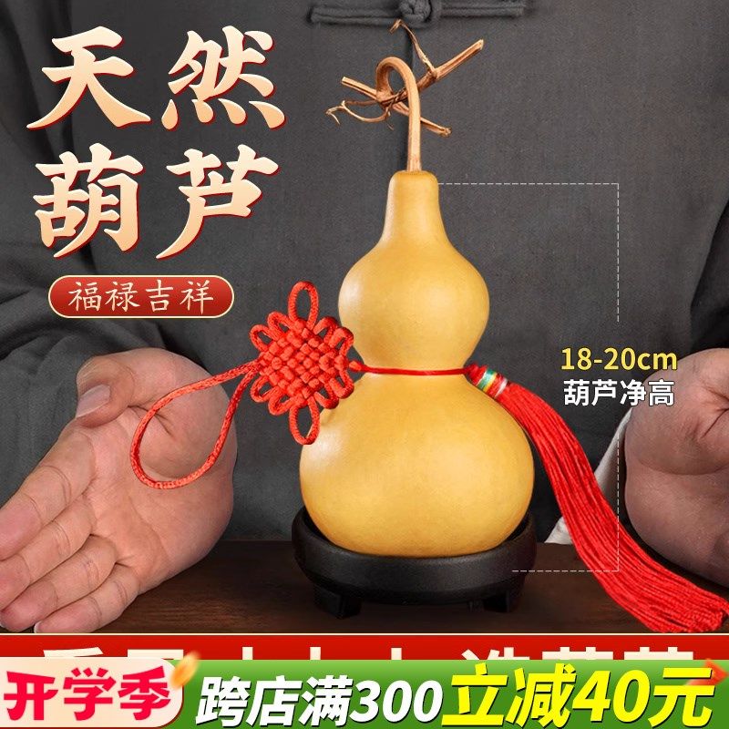 天然葫芦挂件带龙头摆件入户门客厅大门文玩朱砂卧室开口原生1820