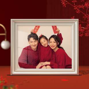 相框摆台照片定制全家福洗相片空框镜框加做成制作高级感67六七寸