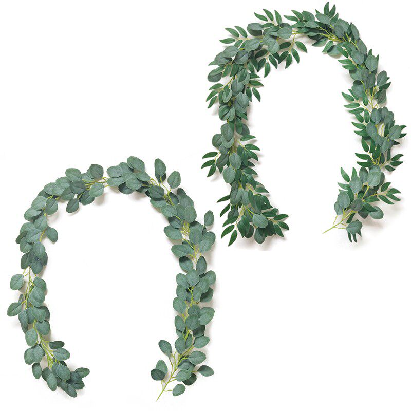 仿真花藤 尤加利桉树叶藤条 婚庆拱门缠绕  摄影道具 假绿植 装饰,家居饰品,仿真花/假花,淘宝优惠券,粉丝福利购,淘宝优惠卷