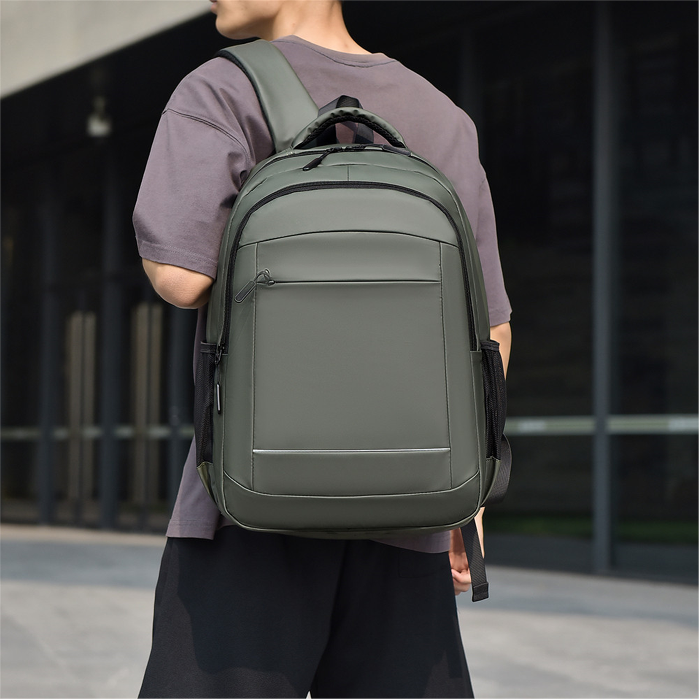 简约背包休闲旅行双肩包男士大容量户外新款旅游背包书包定制LOGO,箱包皮具/热销女包/男包,双肩背包,淘宝优惠券,粉丝福利购,淘宝优惠卷