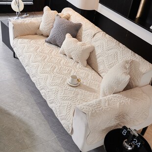 沙发垫四季通用防滑皮坐垫子三座一贵妃套罩2024年新款盖布靠背巾