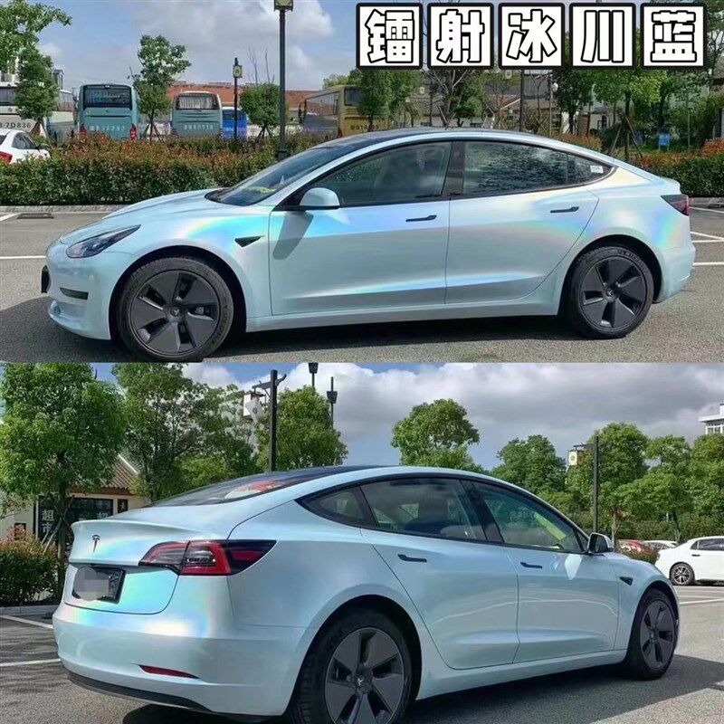 汽车改色膜丹泉石蓝改色膜汽车贴膜丹泉石蓝改色膜蓝色改色膜车膜