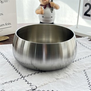 304三层复合不锈钢大碗法海碗钢钵煮面泡面碗汤碗料理碗冷面碗