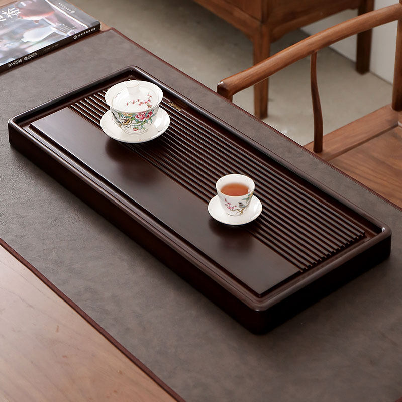 品匠重竹茶海实木干泡茶盘家用储排水茶具办公中式大小号功夫茶台