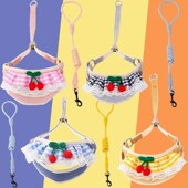 狗狗牵引绳可爱胸背带遛猫咪绳泰迪小型犬狗链宠物用品狗绳子