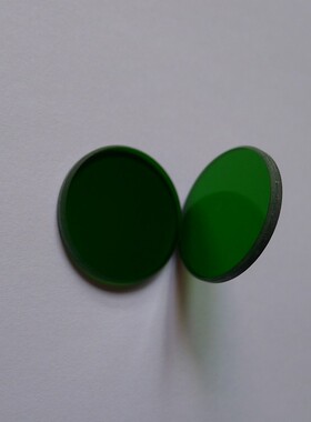 LB1 绿色滤光镜  光学玻璃 绿色玻璃 45*2mm