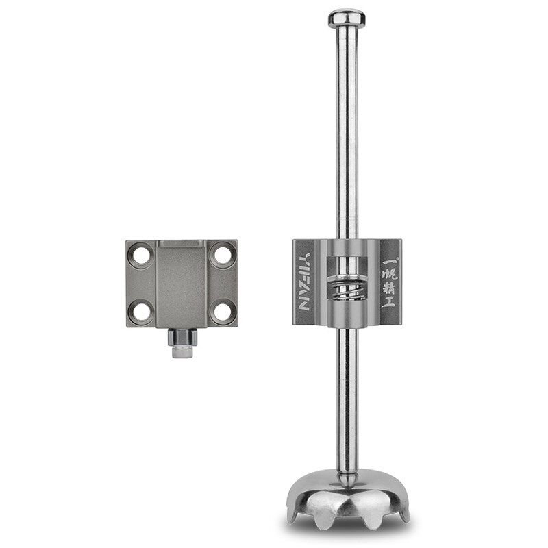 一帆精工钓箱升降脚不锈钢钓箱配件可拆卸钓箱腿伸缩加长无级调节