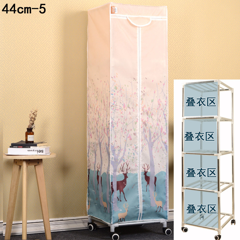 唐堂富柜 家用衣柜 牛津布衣柜钢管加粗加固25出租房衣柜简约现代