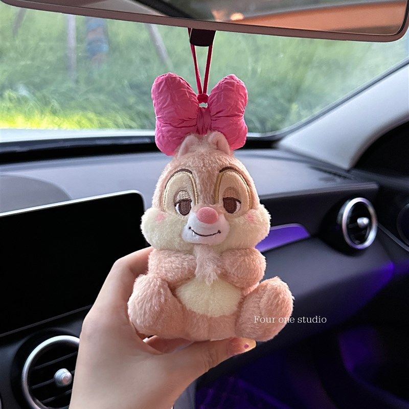 奇奇蒂蒂车挂汽车挂件后视镜装饰可爱卡通车内饰品可爱车载好物