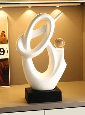 现代创意陶瓷桌面玄关摆件家居办公室客厅酒柜电视柜装饰品乔迁