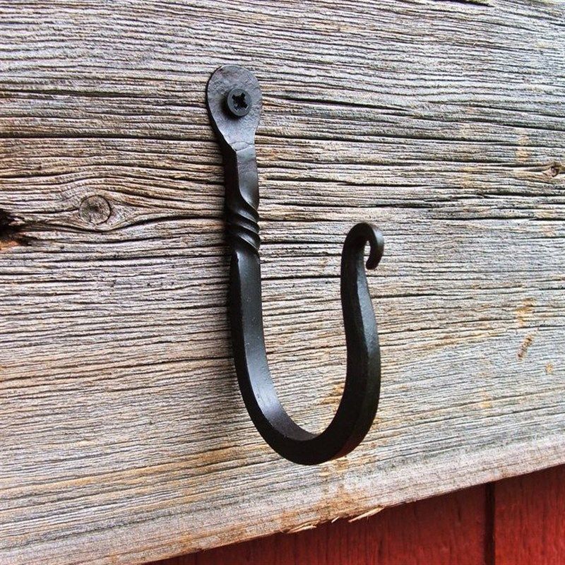 东际器物手工锻造小型壁钩复古工业扭纹铁艺装饰挂钩墙上衣帽挂钩,家居饰品,装饰挂钩,淘宝优惠券,粉丝福利购,淘宝优惠卷