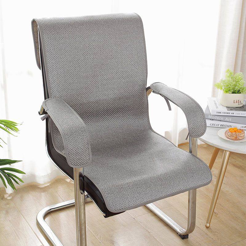 夏季冰丝坐垫餐桌套装办公室椅子连身垫坐垫靠垫连身座垫透气夏天,居家布艺,椅套/椅垫,淘宝优惠券,粉丝福利购,淘宝优惠卷