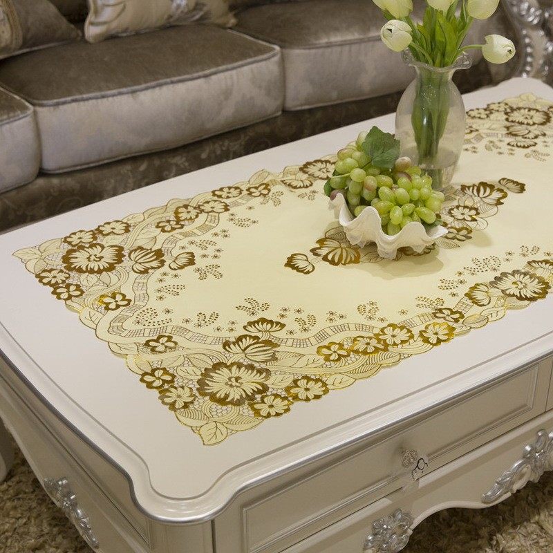 好多家茶几垫桌布客厅PVC茶几布 防水防油免洗餐台布欧式烫金椭圆,居家布艺,桌布,淘宝优惠券,粉丝福利购,淘宝优惠卷