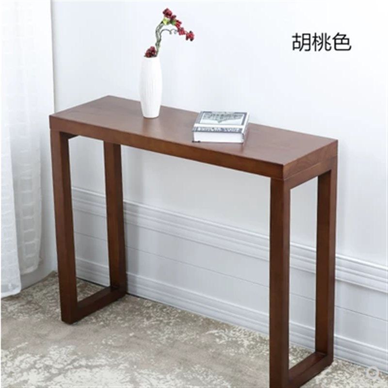 中式条案实木案几简约现代玄关桌供桌墙边桌客厅沙发背几隔断条几