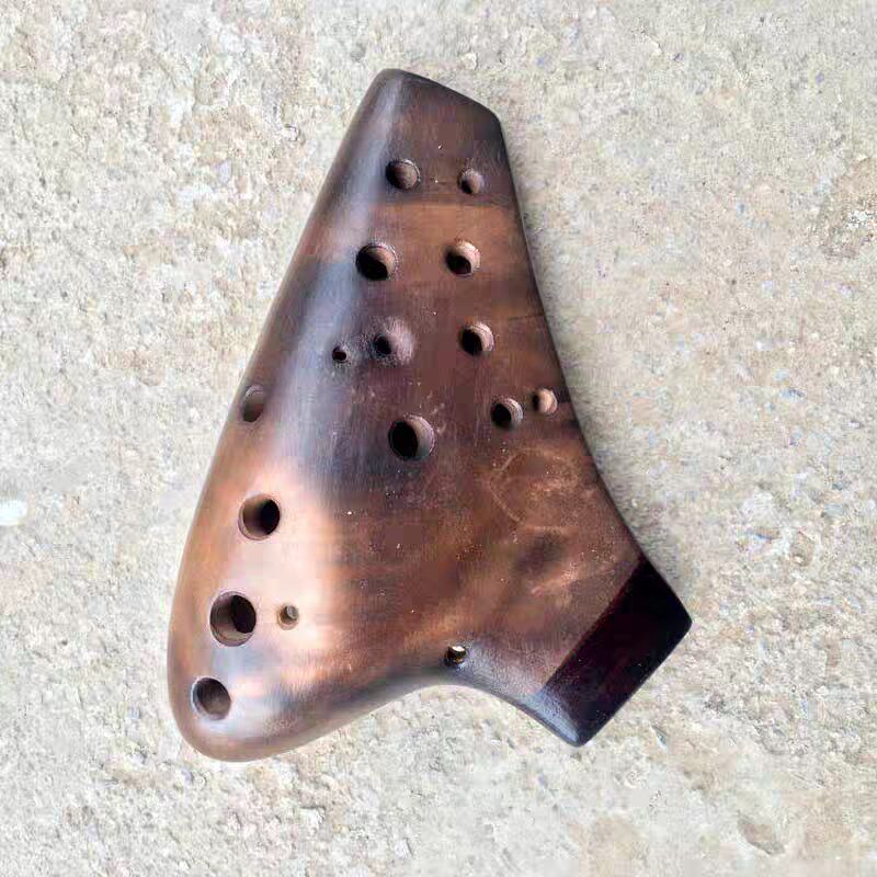 双管高音D调陶笛  双管SD调陶笛    熏烧   音准