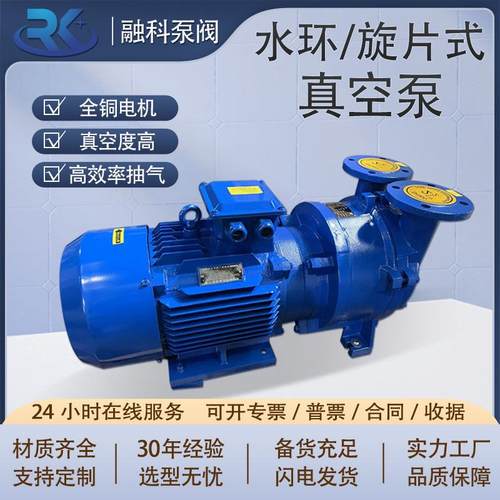 2BV5121水环式真空泵型真空一体式泵抽气泵压缩机SK旋片式真空泵