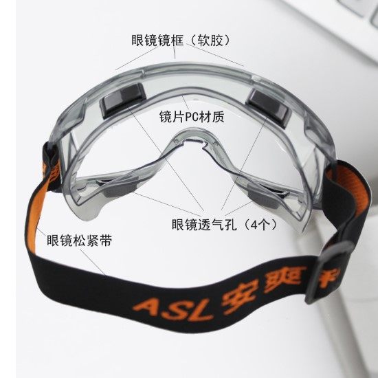 防尘护目镜 防雾防风大眼罩飞溅化工装修打磨户外骑行防风镜眼镜