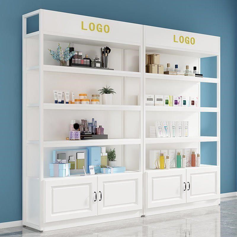 新疆西藏包邮货架展示架多层货柜置物架美容院产品展柜陈列柜护肤