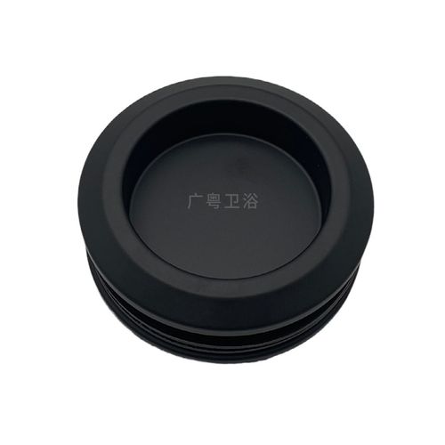 极简淋浴房隐藏形拉手浴室隔断移门实心不锈钢玻璃门暗藏单孔把手