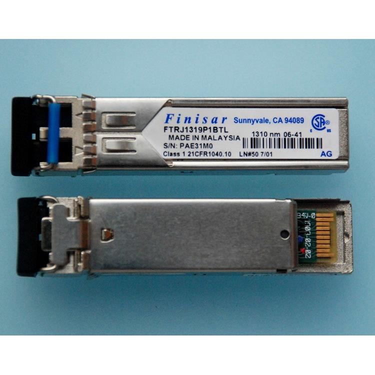 Finisar 千兆单模 2G 10km 单模双纤SFP: FTRJ1319P1BTL
