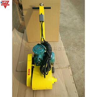 船舶甲板自动除锈机 手推式金属材料翻新机 电动货舱钢板磨光机