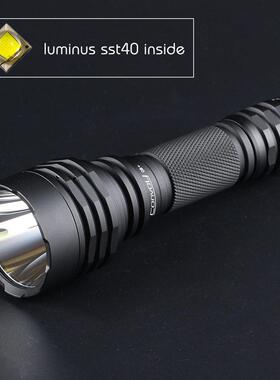 Convoy C8+黑 luminus sst40，紫铜DTP板，4档，温控【不含电池】