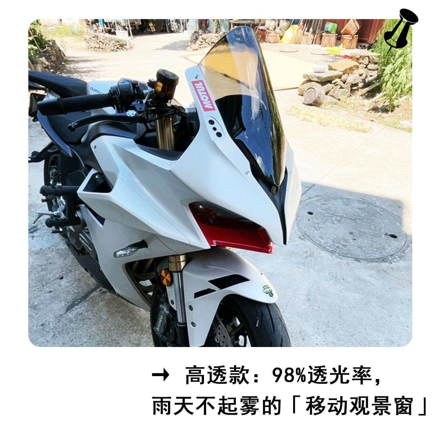 适用钱江赛550S改装竞技风挡 20-24款加高加长前挡风玻璃导流罩
