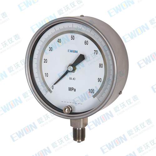 不锈钢精密压力表/标准/测试YB-150BH0.25级150mm耐腐蚀