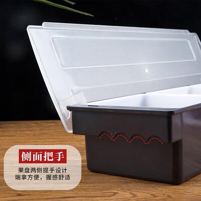 塑料调料盒厨房用品带盖调料瓶盐罐手动调味品收纳盒冰粉配料盒