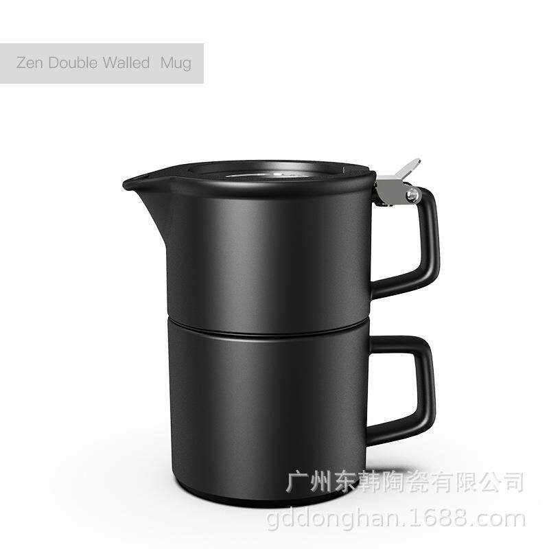 北欧奢华创意茶壶咖啡杯壶套装陶瓷水壶花茶具子母壶一人杯