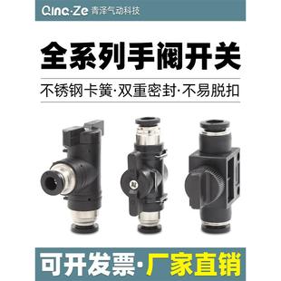 阀门BUC气动开关4手动阀6气管接头BUG手转阀BUL 关死气