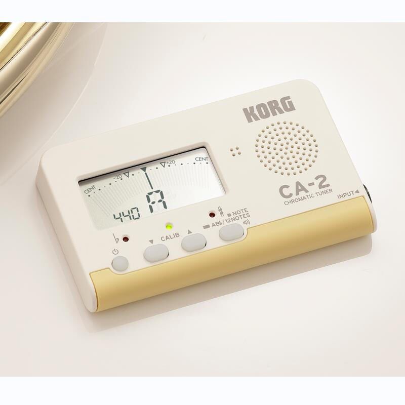 科乐格(KORG)CA-2白色通用调音器钢琴校音器二胡古筝琵琶提琴管