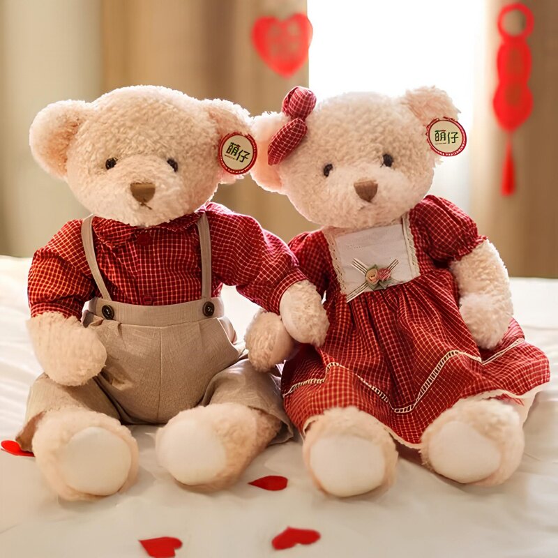 压床娃娃一对结婚婚房布置摆件抱枕装饰陪嫁新款高档婚庆用品大全
