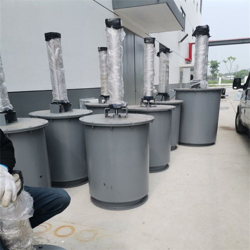 GLY501TSF气动提升阀 角式法兰开关型卧式多层弹板风阀 欣弘阀门